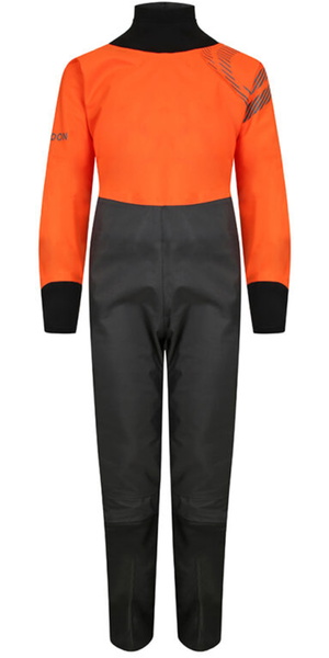 2026 Typhoon Junior Rhossilli Back Zip Drysuit 100196 - Orange / Graphite